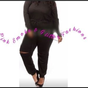 Black Plus Size Jumpsuit